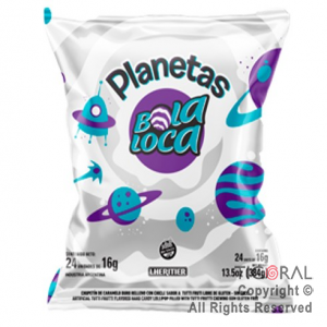 GOLO CHUPETIN BOLALOCA PLANETAS X 24 UNIDADES (16GR C/U) x 1